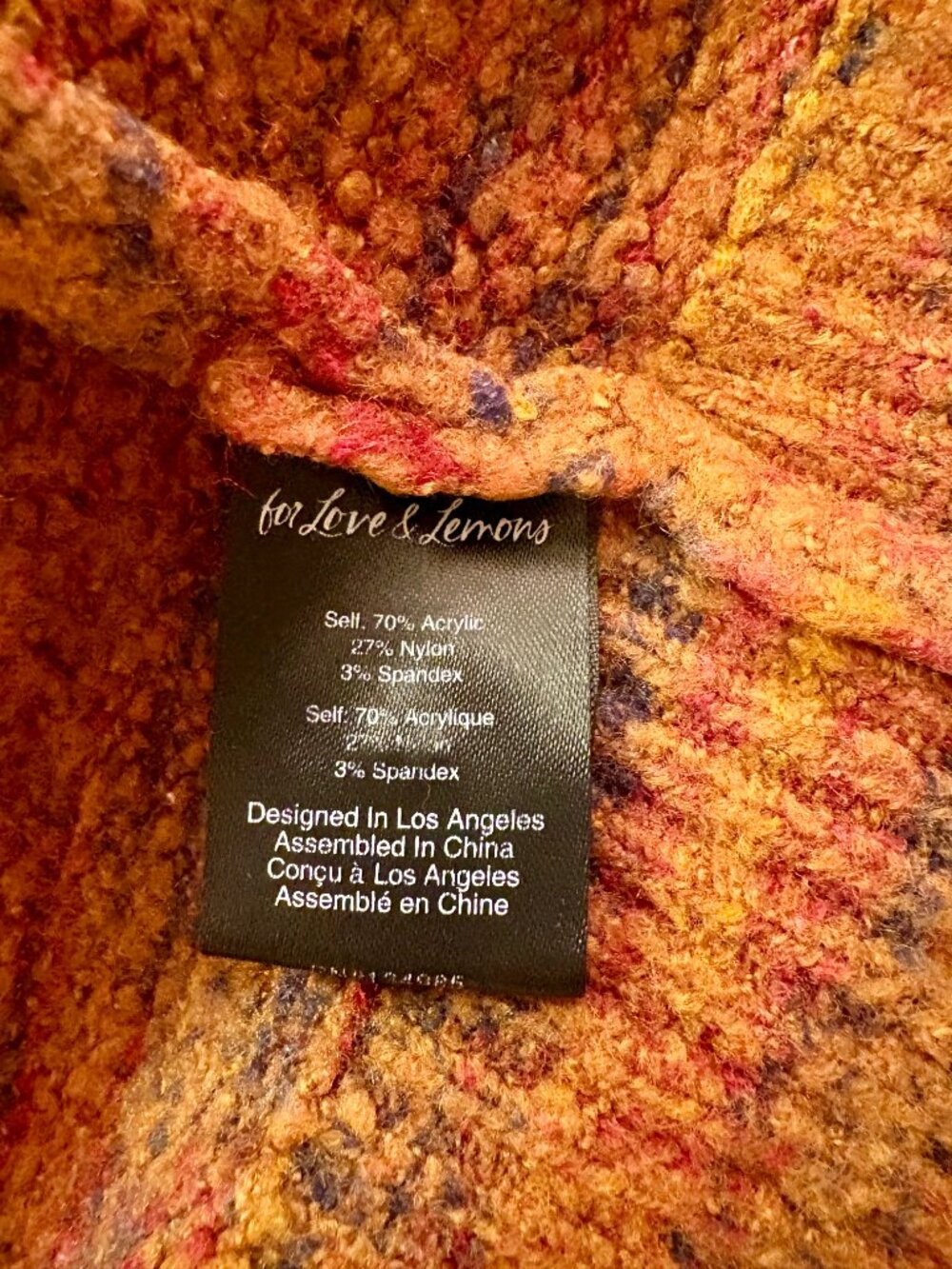 For Love or Lemons Helena Crop Sweater Vest - Picture 6 of 7
